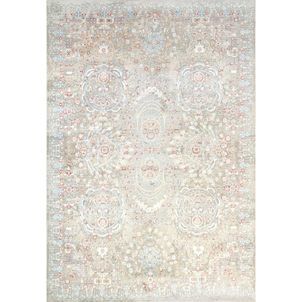 Dynamic Rugs 9870-159 Leda 7 Ft. 1 In. X 10 Ft. 1 In. Rectangle Rug in Ivory/Blue